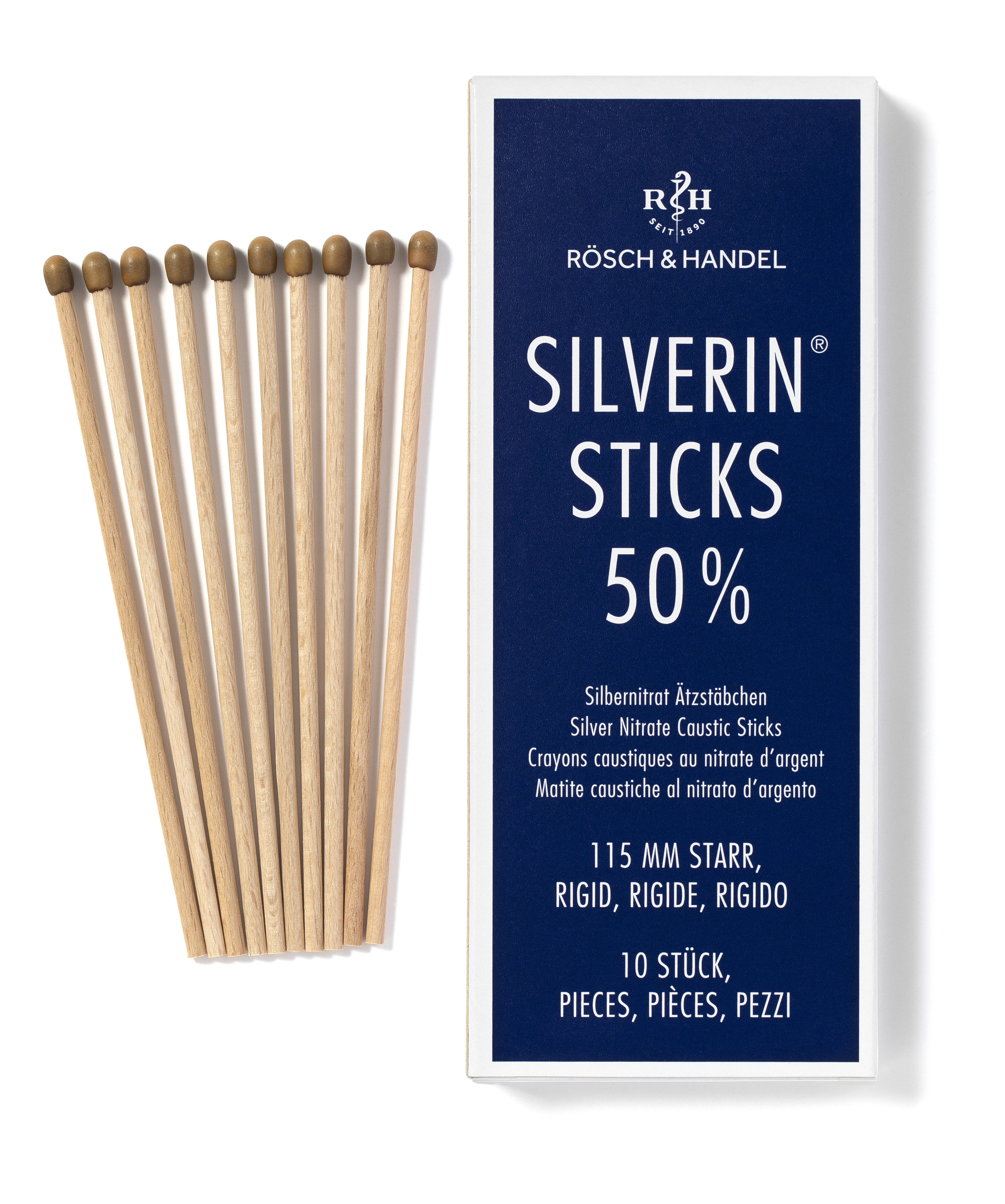 SILVERIN STICKS 50% with silver nitrate SILVERIN STICKS 50% with silver nitrate